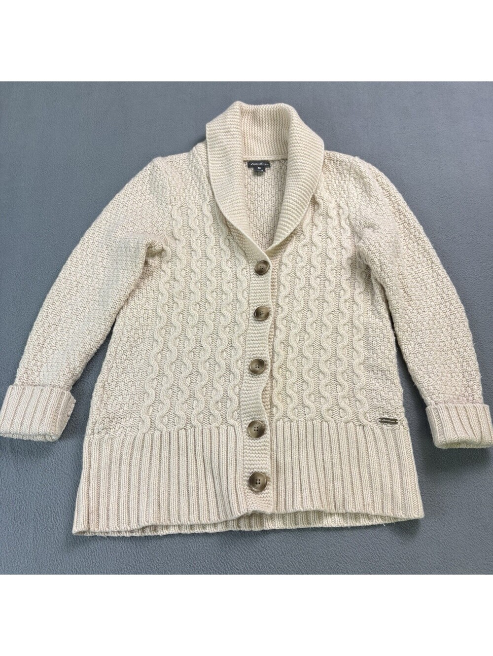 Eddie Bauer Shawl Collar Cardigan Sweater Women’s Size Medium